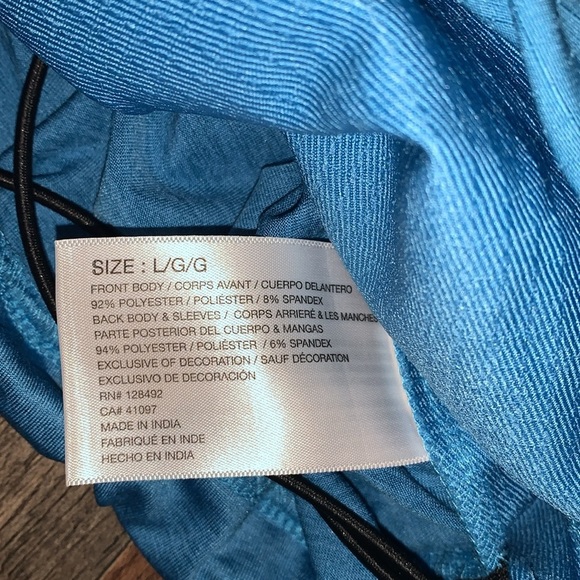 Greg Norman Play Dri Pullover. Long sleeve. Draw string waist. Size Large NWOT - Picture 6 of 7